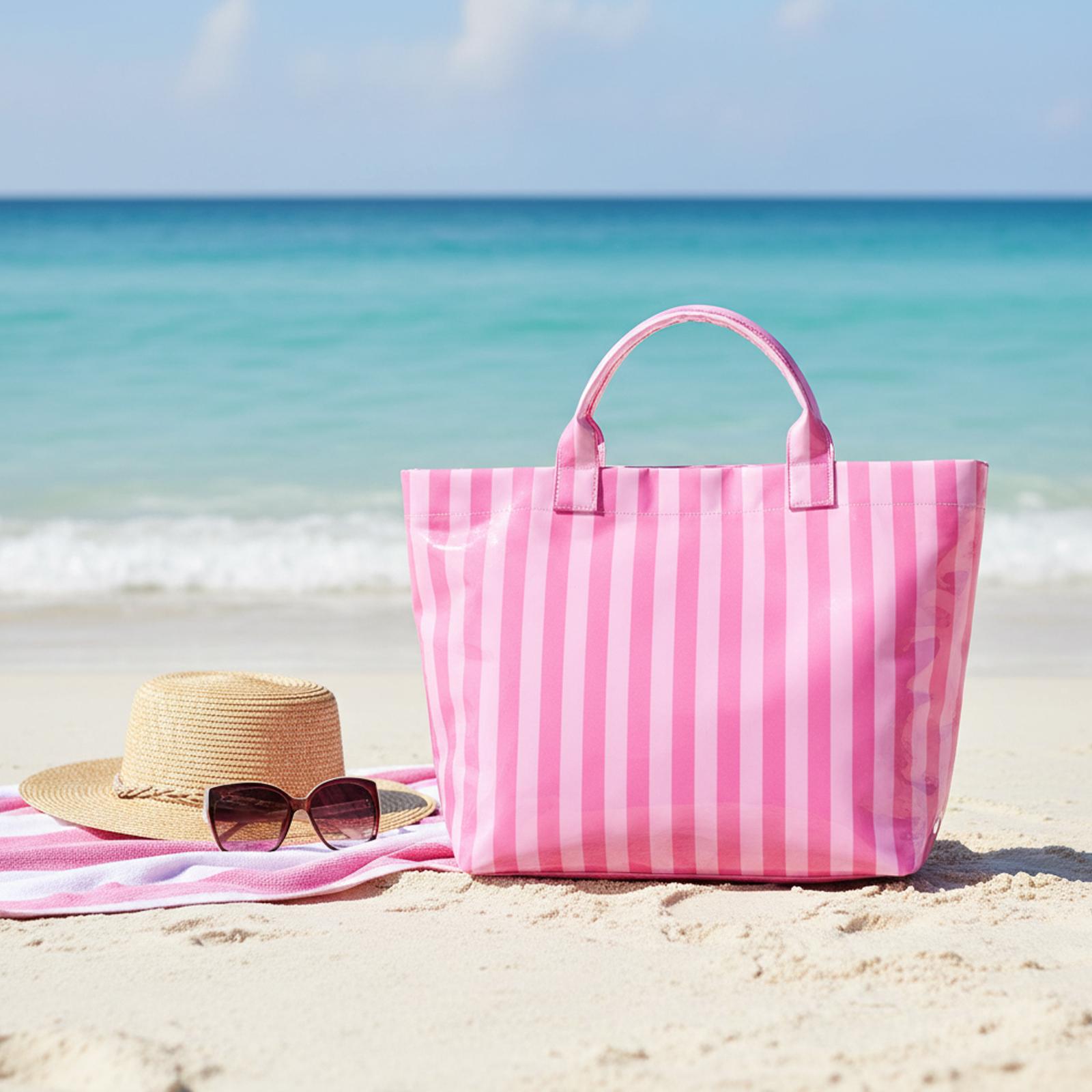 Women'S Bags Handbags - Большая водонепроницаемая сумка-тоут в полоску для